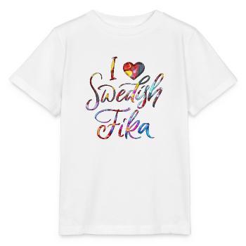 Suède Suède Viking Norden Scandinavie fika - T-shirt bio MINI CREATOR Stanley/Stella Enfant - blanc - Devant - Maike (125cm)