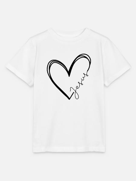 Das Herz Jesu - Stanley/Stella Kinder T-Shirt MINI CREATOR - Weiß