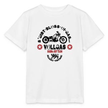 Vollgas - Stanley/Stella Kinder T-Shirt MINI CREATOR  - Weiß - Vorne - Maike (125cm)