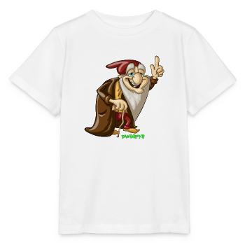 Dworfy der Weise - Stanley/Stella Kinder T-Shirt MINI CREATOR  - Weiß - Vorne - Maike (125cm)