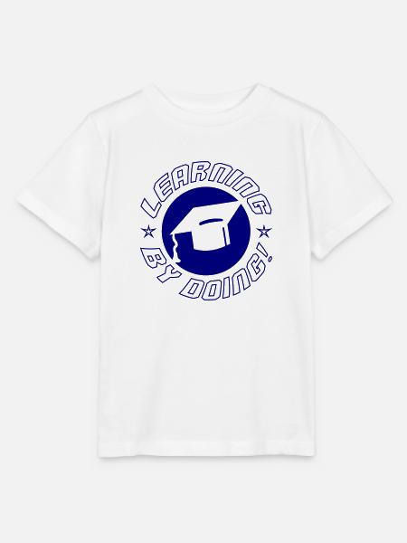 learning by doing - Stanley/Stella Kinder T-Shirt MINI CREATOR - Weiß