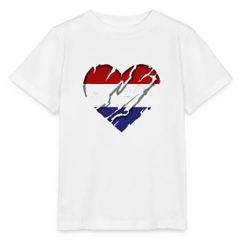 Pays-Bas Drapeau Hollande Drapeau néerlandais - T-shirt bio MINI CREATOR Stanley/Stella Enfant - blanc - Devant - Maike (125cm)