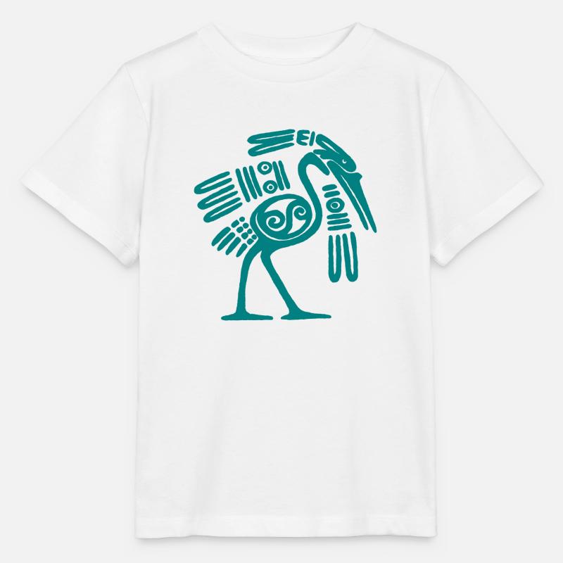Oiseau mexicain - T-shirt bio MINI CREATOR Stanley/Stella Enfant - blanc