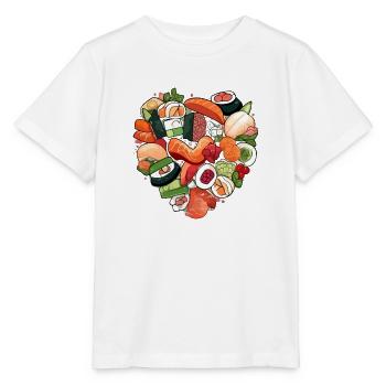 Aus Liebe zum Sushi - Stanley/Stella Kinder T-Shirt MINI CREATOR  - Weiß - Vorne - Maike (125cm)