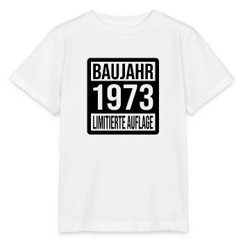 Baujahr 1973 - Stanley/Stella Kinder T-Shirt MINI CREATOR  - Weiß - Vorne - Maike (125cm)