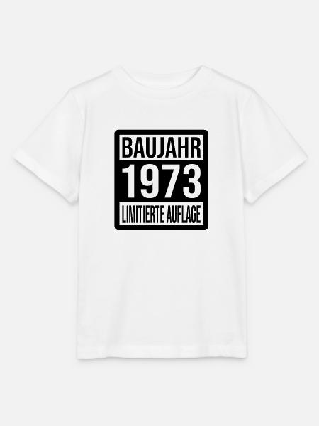 Baujahr 1973 - Stanley/Stella Kinder T-Shirt MINI CREATOR - Weiß