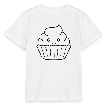 sweet cupcake - Stanley/Stella Kinder T-Shirt MINI CREATOR  - Weiß - Vorne - Maike (125cm)