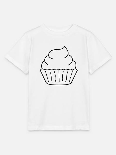 cupcake - Stanley/Stella Kinder T-Shirt MINI CREATOR  - Weiß