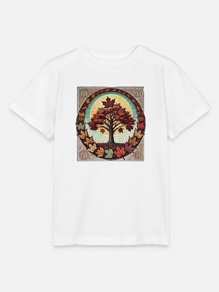 Ahornbaum - Stanley/Stella Kinder T-Shirt MINI CREATOR  - Weiß