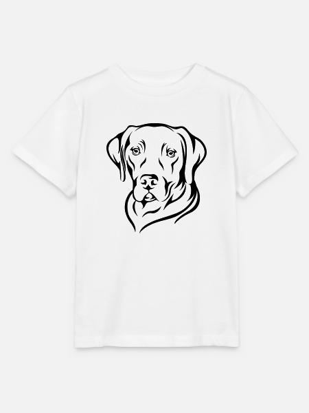 Labrador 2 - Stanley/Stella Kinder T-Shirt MINI CREATOR  - Weiß