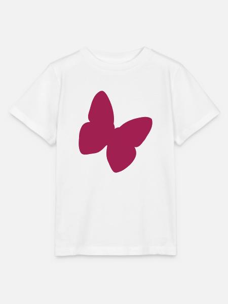 butterfly - Stanley/Stella Kinder T-Shirt MINI CREATOR  - Weiß