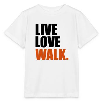 Nordic Walking - Stanley/Stella Kinder T-Shirt MINI CREATOR  - Weiß - Vorne - Maike (125cm)