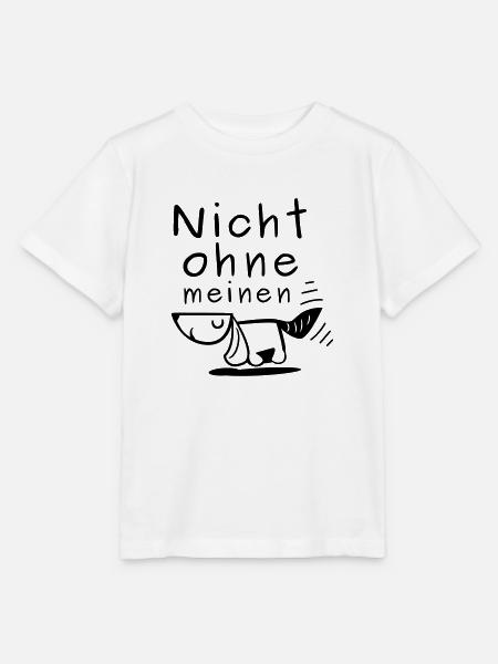 Nicht ohne meinen Hund Liebe Schwanz wedeln - Stanley/Stella Kinder T-Shirt MINI CREATOR  - Weiß