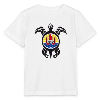 tahiti symbol - Stanley/Stella Kinder T-Shirt MINI CREATOR  - Weiß - Vorne - Maike (125cm)
