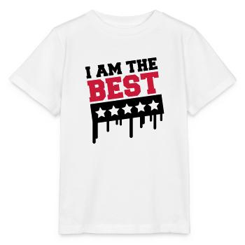 i_am_the_best_a2 - Stanley/Stella MINI CREATOR Kids’ T-Shirt - white - Front - Maike (125cm)