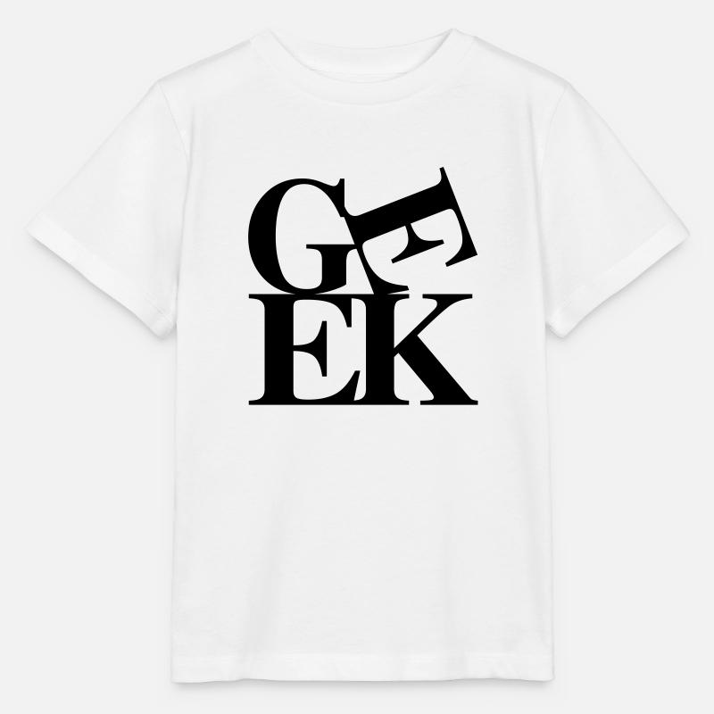 geek - Stanley/Stella Kinder T-Shirt MINI CREATOR  - Weiß
