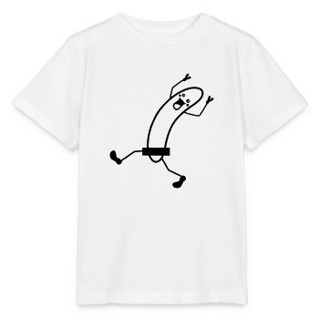 Naked Running Banana - T-shirt bio MINI CREATOR Stanley/Stella Enfant - blanc - Devant - Maike (125cm)