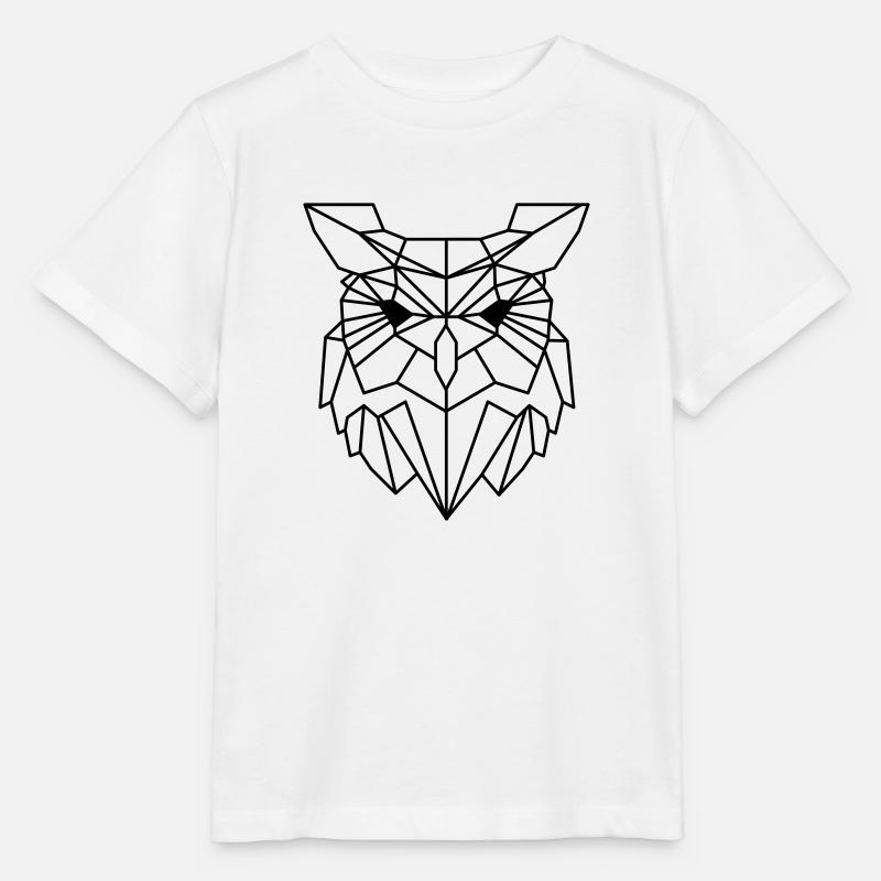 hibou - T-shirt bio MINI CREATOR Stanley/Stella Enfant - blanc