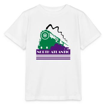 North Atlantic Art Deco Railway - Stanley/Stella MINI CREATOR Kids’ T-Shirt - white - Front - Maike (125cm)