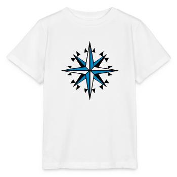 Navigation, Kompass, Windrose-Orientierungslauf - Stanley/Stella Kinder T-Shirt MINI CREATOR  - Weiß - Vorne - Maike (125cm)