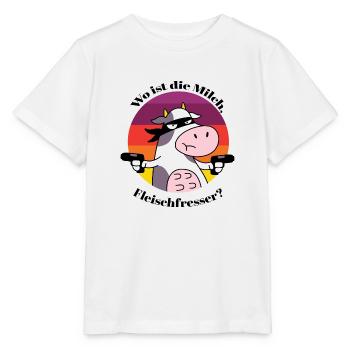 Milch Dieb - Stanley/Stella Kinder T-Shirt MINI CREATOR  - Weiß - Vorne - Maike (125cm)