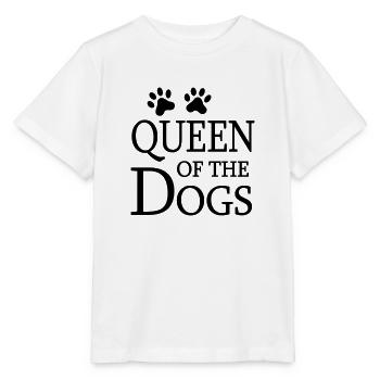 Chien empreinte de pattes chien patte maîtresse dame de chien - T-shirt bio MINI CREATOR Stanley/Stella Enfant - blanc - Devant - Maike (125cm)