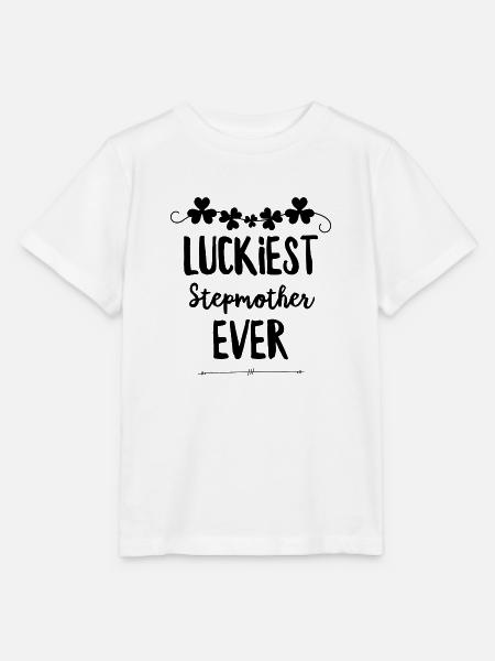 Eine glückliche Stiefmutter - Stanley/Stella Kinder T-Shirt MINI CREATOR  - Weiß