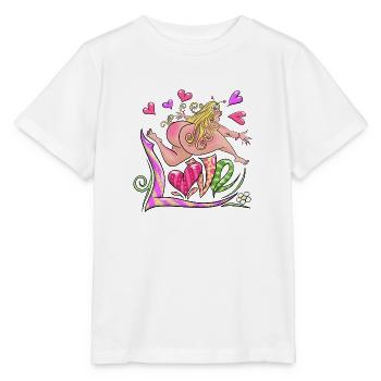 FREEDOM LOVE GIRL - TEXTILES AND GIFT PRODUCTS - Stanley/Stella MINI CREATOR Kids’ T-Shirt - white - Front - Maike (125cm)