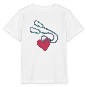 Via ferrata Alpin Sports de montagne - T-shirt bio MINI CREATOR Stanley/Stella Enfant - blanc - Devant - Maike (125cm)