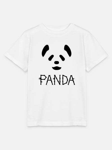 Panda Noir - Stanley/Stella Kinder T-Shirt MINI CREATOR - Weiß
