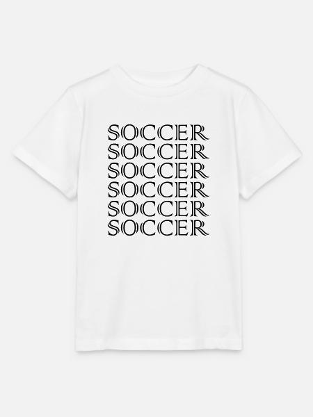 Fußball Soccer - Stanley/Stella Kinder T-Shirt MINI CREATOR - Weiß