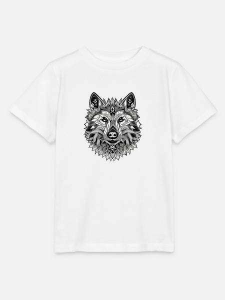 Lone Wolve - Stanley/Stella Kinder T-Shirt MINI CREATOR  - Weiß