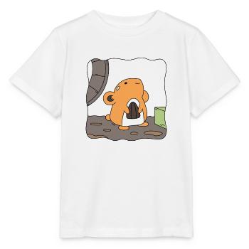 Autocollant - T-shirt bio MINI CREATOR Stanley/Stella Enfant - blanc - Devant - Maike (125cm)