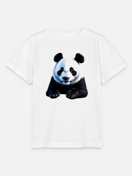 panda niedlich - Stanley/Stella Kinder T-Shirt MINI CREATOR  - Weiß