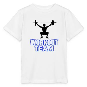 workout team - Stanley/Stella Kinder T-Shirt MINI CREATOR  - Weiß - Vorne - Maike (125cm)