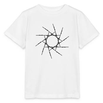 Lens Object | Gyro Lines | Vectorgraphic - Stanley/Stella MINI CREATOR Kids’ T-Shirt - white - Front - Maike (125cm)