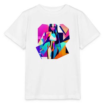 Die Frau - Stanley/Stella Kinder T-Shirt MINI CREATOR  - Weiß - Vorne - Maike (125cm)