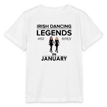 Dancing Dance Music - Stanley/Stella MINI CREATOR Kids’ T-Shirt - white - Front - Maike (125cm)