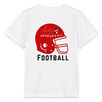 Football américain chanceux - T-shirt bio MINI CREATOR Stanley/Stella Enfant - blanc - Devant - Maike (125cm)