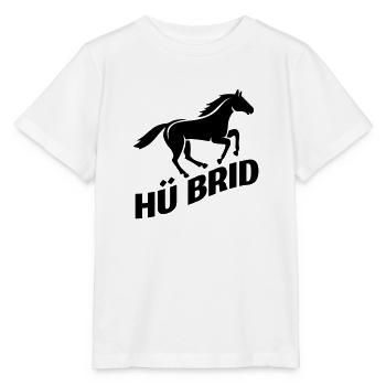 Reitersprüche Hü Brid Pferd - Stanley/Stella Kinder T-Shirt MINI CREATOR  - Weiß - Vorne - Maike (125cm)