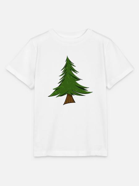 Tanne | Tannenbaum | Pine Tree - Stanley/Stella Kinder T-Shirt MINI CREATOR - Weiß