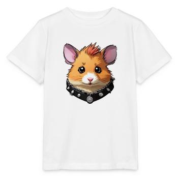 Hamster Rocker - Stanley/Stella MINI CREATOR Kids’ T-Shirt - white - Front - Maike (125cm)