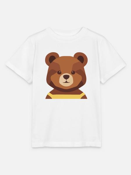 Teddy mit Kleider - Stanley/Stella Kinder T-Shirt MINI CREATOR  - Weiß