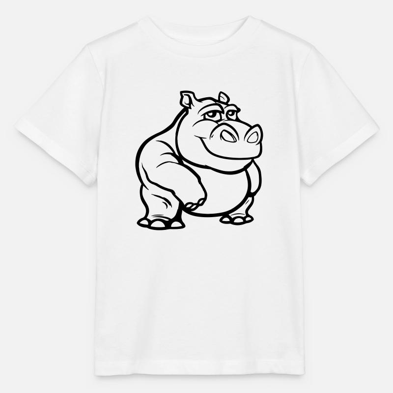 nilpferd - Stanley/Stella Kinder T-Shirt MINI CREATOR - Weiß