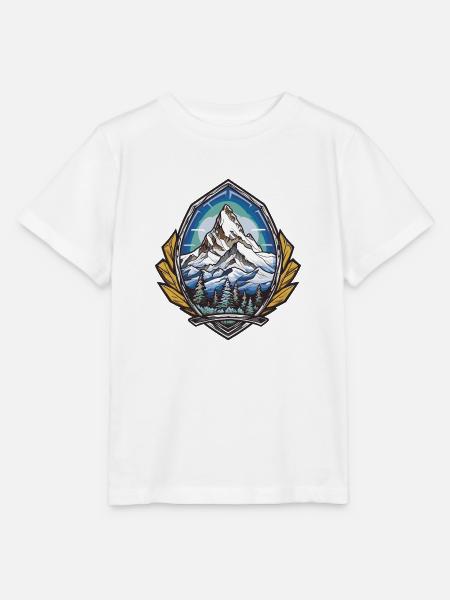 Berge Mountains - Stanley/Stella Kinder T-Shirt MINI CREATOR - Weiß