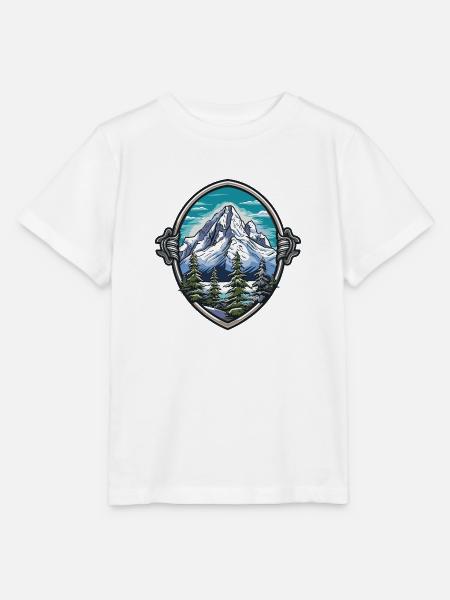Berge Mountains - Stanley/Stella Kinder T-Shirt MINI CREATOR - Weiß