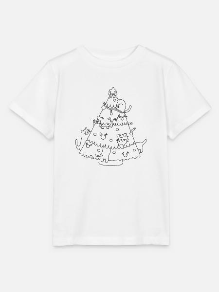 Weihnachtsbaum - Stanley/Stella Kinder T-Shirt MINI CREATOR - Weiß