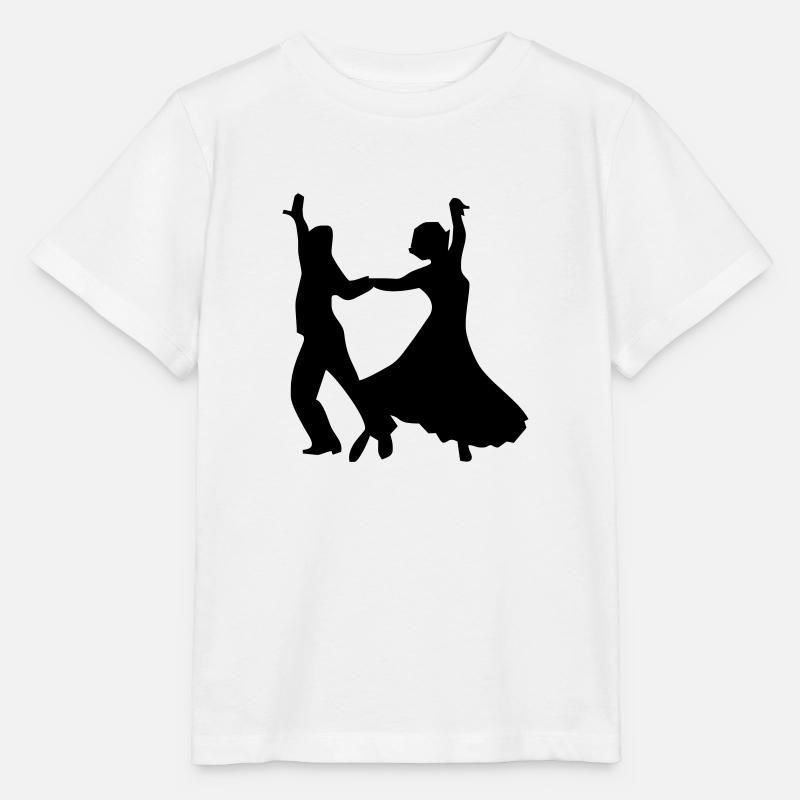 Dance dance dance couple - Stanley/Stella MINI CREATOR Kids’ T-Shirt - white