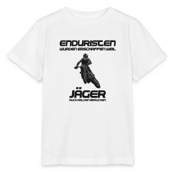 Enduro Helden - Stanley/Stella Kinder T-Shirt MINI CREATOR  - Weiß - Vorne - Maike (125cm)