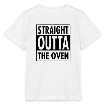 Straight Outta The Oven - Stanley/Stella MINI CREATOR Kids’ T-Shirt - white - Front - Maike (125cm)